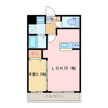 アルト泉宮の物件間取画像